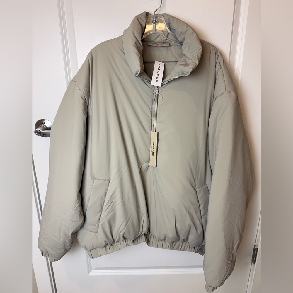 FEAR OF GOD  High-Neck Puffer‎ Jacket, Seal, Size L